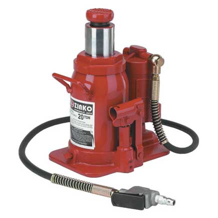 Air Hydraulic/Manual Bottle Jack - 20 Ton