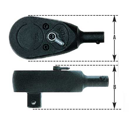 ratchet shank drive head dr