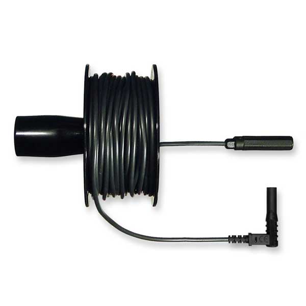 Black Cable Reel Extension Lead - 40 Ft