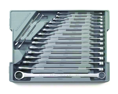 GearBox Metric Double Box Ratcheting Master Wrench Set - 17-Pc