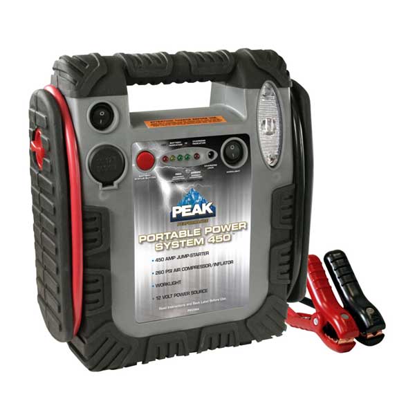 450 Amp Jump Starter w/ Air Compressor and Worklight