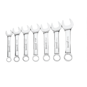 Stubby 12 Point Metric Combination Wrench Set - 7-...
