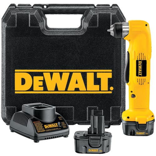 DeWALT DW965K-2 3/8 In 12V Cordless Right Angle Drill/Driver Kit