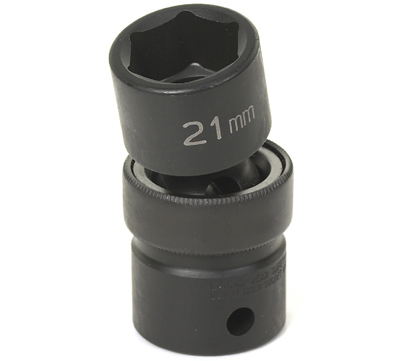 Grey Pneumatic 2012UM 1/2 In Dr 6 Pt Std Universal Impact Swivel