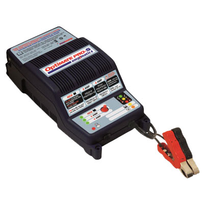 OptiMate 6 Ampmatic Diagnostic Desulphating Battery Charger & Tester, TecMate