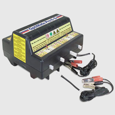 TecMate TS-43 Optimate Pro 8-S 8-Bank Initializing Shop Ba