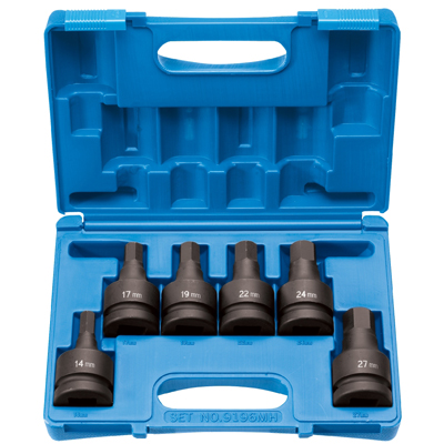 1 In Dr Metric Hex Driver Set - 6-Pc