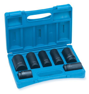 3/4 In Dr Truck Wheel Service Impact Socket Set - 7-Pc