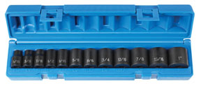Grey Pneumatic 3/8" Drive 12-Point Impact Socket Set 12-Pc
