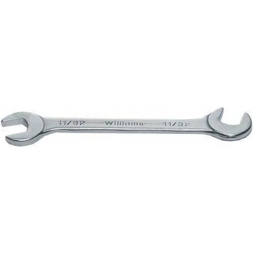 (image for) 9/32" SAE Miniature 15° x 80° Double Head Open End Wrench