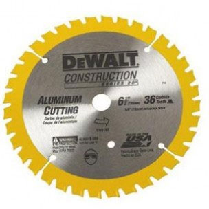6-1/2 In 36T Aluminum Cutting Blade - 5/Pk
