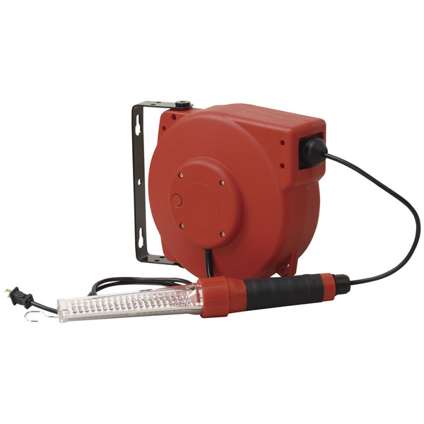 c. 60 LED Light w/ 50 Ft Retractable Reel