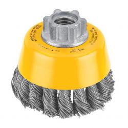 3" x 5/8"-11 HP .020 Carbon Knot Wire Cup Brush