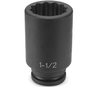 3/4 In Dr 12 Pt Deep Impact Socket - 2-5/16 In