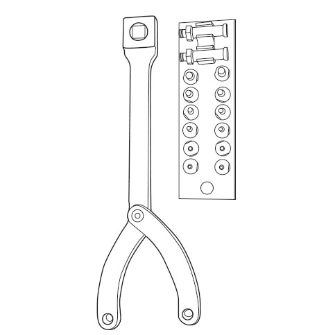 Variable Pin Wrench Set - Toyota