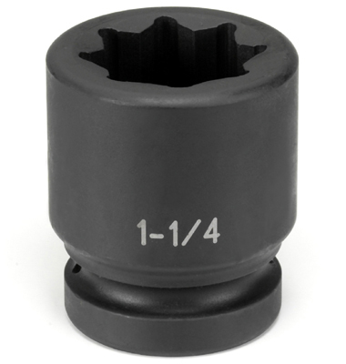 1" Drive x 1-1/2" Standard - 8 Point Impact Socket