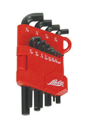 Short Head Hex Key Set Fractional 9pc.