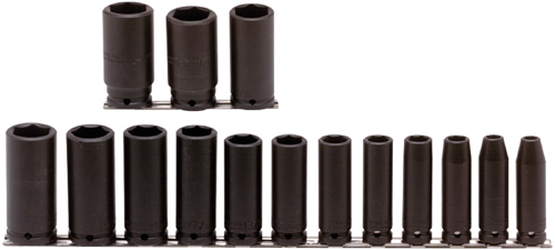 15-Piece 1/2" Drive TORQUEPLUS 6-Point Deep Impact