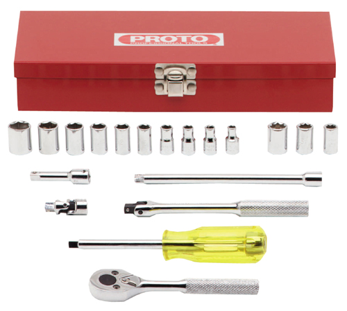 19-Piece 1/4" Drive TORQUEPLUS 6-Point Socket Set