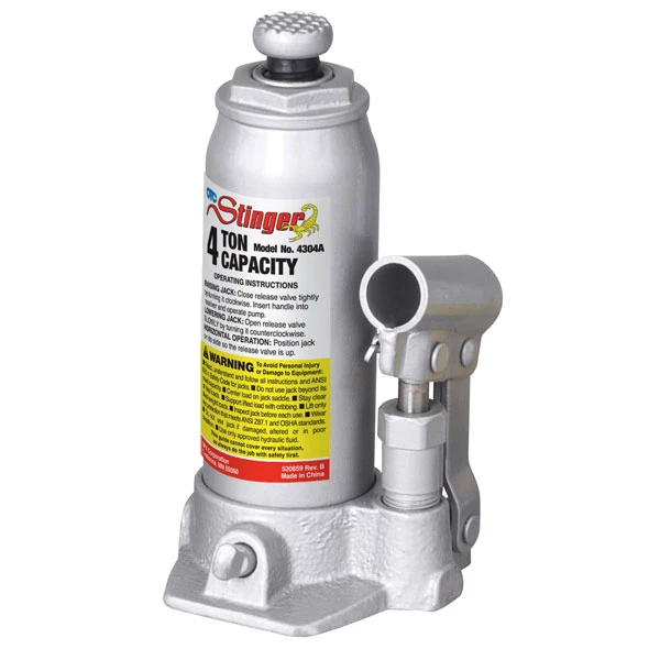 Hydraulic Bottle Jack - 4-Ton