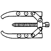 7-Ton 2 Jaw Puller D80L-1002-L