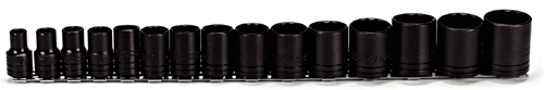 15-Piece 1/2" Drive 12-Point Socket Set