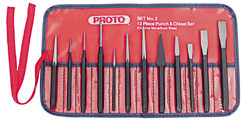 12-Piece Punch and Chisel Set