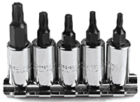 6-Piece 1/4" Drive TORX Bit Set