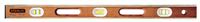 24" Brass Bound Hardwood Mason's Level