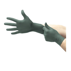 Dura Flock Flock-lined Nitrile Gloves 50/Box - Lar...