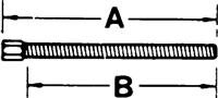 9/16" Hex Forcing Screw Puller Replacement Part