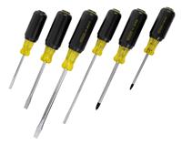 6-Piece Vinyl Grip Screwdriver Set