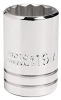1/2" Drive 32mm 12-Point Metric Standard Length Hand Socket