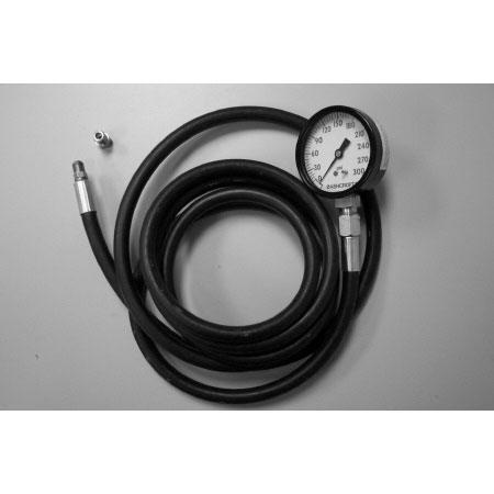 Gauge & Hose Assembly 0-300 PSI