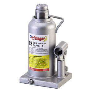 Stinger Low Profile Hydraulic Bottle Jack - 12 Ton