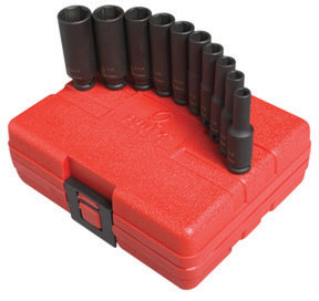 1/4" Drive 10 Piece Deep Magnetic Set