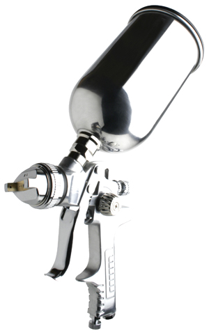 Gravity Feed Spray Gun with 1.7 mm Needle, Nozzle, and Cap