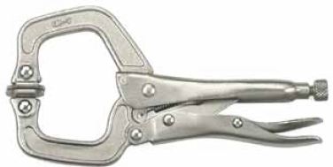 Swivel Pad C-Clamp Locking Pliers