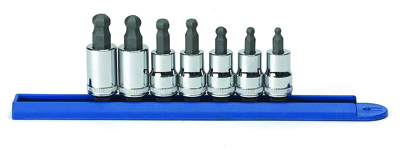 7 Pc. METRIC BALL HEX Bit Socket Set