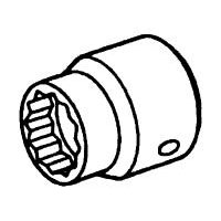 3/4 In Dr 12 Pt Lower Idler Gear Socket for International - 20mm