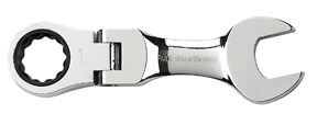5/8\\ Stubby Flex Combination Ratcheting Wrench\"