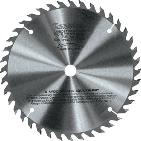 7-1/4" x 40T Carbide-Tipped Saw Blade
