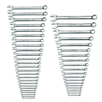 Fractional SAE Metric Long Pattern Combination Non-Ratcheting Wr