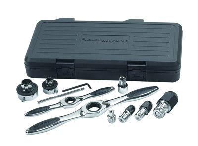 11 Pc. Master Ratcheting Tap and Die Drive Tool Set