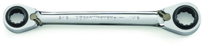 QuadBox(TM) Double Box Ratcheting Wrench SAE