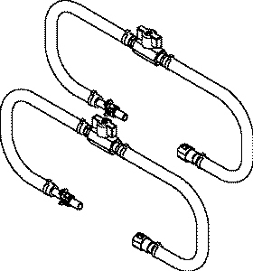 Fuel Line Shutoff Adapters (includes -1 & -2)