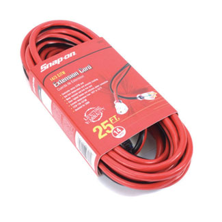c. 14/3 SJTW Extension Cord, 25 Ft, Clear Lighted Connector