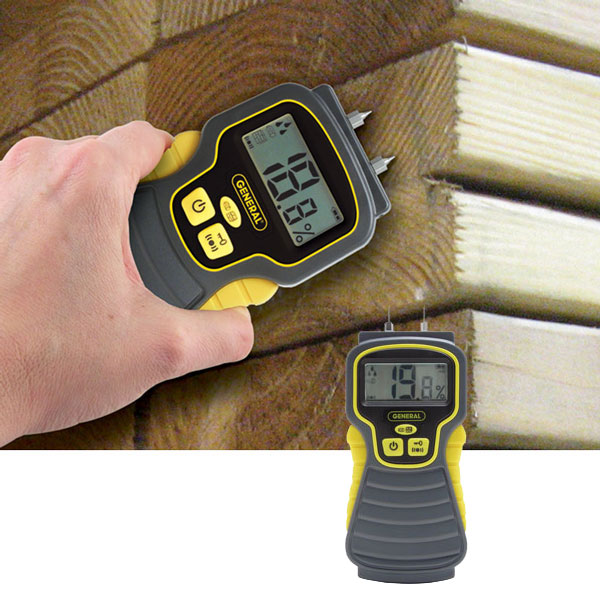 The Seeker Digital LCD & LED Moisture Meter General Tools