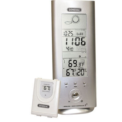 Digital Thermometer & Barometer w/ Humidity