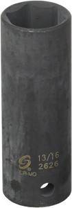 1/2\" Drive x 13/16\", Extra-Thin Wall Deep Impact Socket
